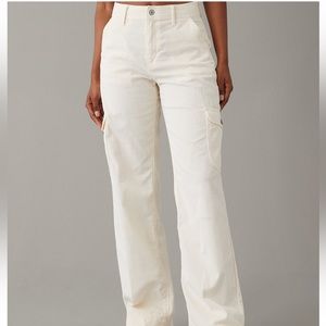 AE Dreamy Drape Stretch Corduroy Super High-Waisted Baggy Wide-Leg Pant 2 Short